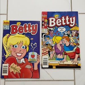 Archie Comics Betty (No. 25, 1995 & No. 51, 1997)